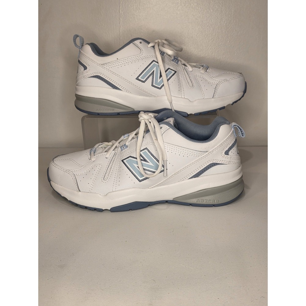 New Balance Unisex 608 V5 WX608WB5 White Casual Shoes Sneakers Size M 7 W 8.5